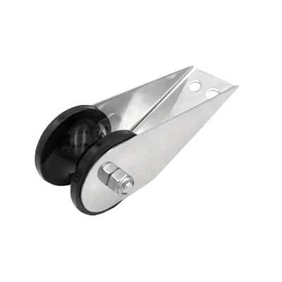 Musone di prua Inox 162/101mm con puleggia 50mm N11701910106-10%