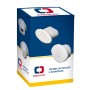 Tromba 12V 100dB da incasso a scomparsa 85x50x80mm in ABS bianco N100713201391-0%