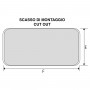 Classic rectangular hatch 355x600mm Without lock N31411304927
