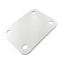 Rectangular underplates for moulded pulpit sockets White - D.63,8x49 N60840507008