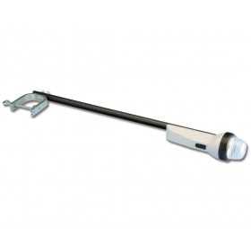 Fanale bianco 360° su asta nera 66cm con morsetto TRL2014260-5%