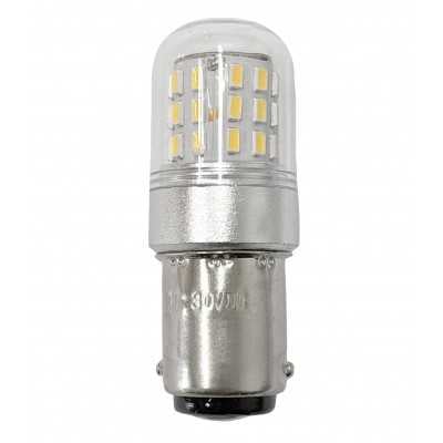 Lampadina LED 10-30V BA15D 3W Luce Bianca Calda 3000K N50227502218-10%