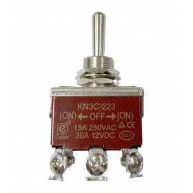 15A ON-OFF-ON 6-Pole Toggle Switch with Self-Return N51324727007