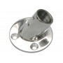 Stainless steel round base at 60° - Tube D.22mm N60840528026