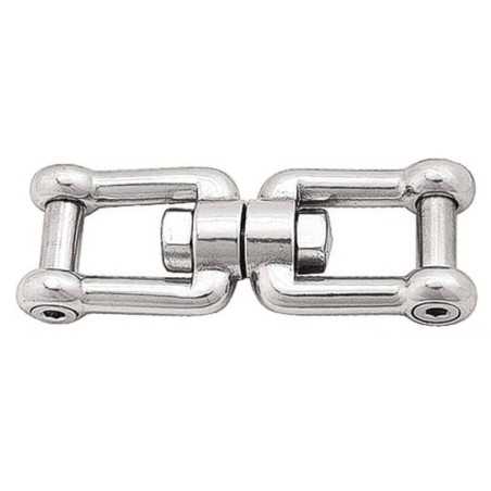 Girella in acciaio inox grillo + grillo con perno a filo 8mm OS0143901-40%