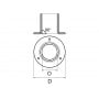 Base rotonda a 90° 22mm Inox AISI 316 microfuso N60840528028-5%