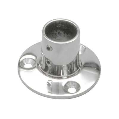 Stainless steel round base at 90° 25mm N60840528029
