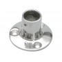Stainless steel round base at 90° 25mm N60840528029