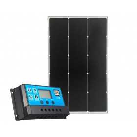 12V 110W Photovoltaic Kit with 12/24V 10A PWM Solar Charger N151030200239