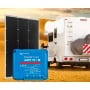 Kit Solare Camper 12V 110W Fotovoltaico con Regolatore Victron Energy BlueSolar MPPT 10A + Kit Cavi