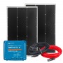 12V 220W BC Solar Kit + 15A MPPT SmartSolar Charger + Cable Kit N151030200244