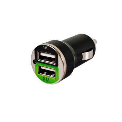 Dual USB Charger Socket for Cigarette Lighter Systems 12/24V TRL0602348