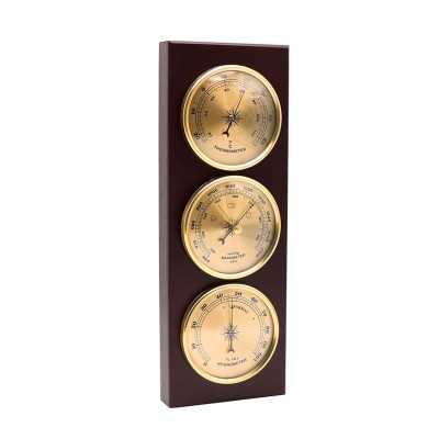 Thermometer Barometer Hygrometer 3in1 Wall Weather Station 32x11cm N101568005392