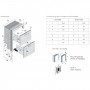 Vitrifrigo DW180 OCX2 DTX IM Frigo-Freezer + Icemaker 144L 230V VT04020064-35%