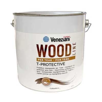 Veneziani WOOD T-PROTECTIVE 7W6.915 2.5L Impregnating Protector for Teak YM473COL520