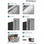 Vitrifrigo DW35 OCX2 RFX Frigo a cassetto singolo 35L 12-24V VT04020309