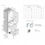 Vitrifrigo DW360 OCX2 DTX Single-door Fridge + Double-Drawer Fridge-Freezer VT04020072