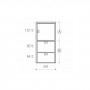Vitrifrigo DW360 OCX2 DTX Single-door Fridge + Double-Drawer Fridge-Freezer VT04020072