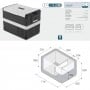 Vitrifrigo VF55P VFREE Portable Fridge-Freezer 55L 12/24Vdc 115/230Vac VT13010006