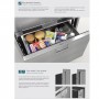 Vitrifrigo DW360 OCX2 DTX IM Frigo monoporta + Frigo-Freezer a doppio cassetto con Icemaker VT04020073