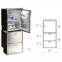 Vitrifrigo DW360 OCX2 BTX IM Frigo monoporta + Freezer-Freezer a doppio cassetto con Icemaker VT04020075-35%