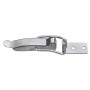 Stainless steel lever lock 115x15mm for doors and lockers no eyelet N60341502950
