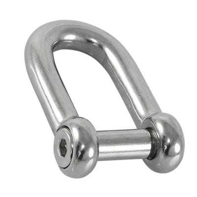 Stainless steel shackle with screw-lock Pin 8 mm N61641100476