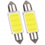 2 Lampadine LED a Siluro 12V 5W 7000K Bianco Freddo 39mm COB39-12LED N50227550353-0%