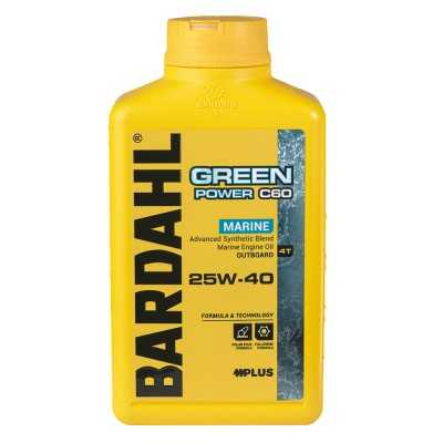 Bardahl GREEN POWER FOUR C60 25W-40 1L 4-Stroke Marine Engine Oil N72349700031
