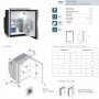 Vitrifrigo C51iX OCX2 Steel Fridge-Freezer 51L 12-24V Internal cooling unit VT04000362