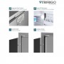 Vitrifrigo C51iX OCX2 Steel Fridge-Freezer 51L 12-24V Internal cooling unit VT04000362