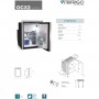 Vitrifrigo C51iX OCX2 Steel Fridge-Freezer 51L 12-24V Internal cooling unit VT04000362