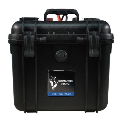 Ultimatron LiFePO4 ULP-12-100 12.8V 100Ah Waterproof BMS Portable Lithium Battery ULULP12100