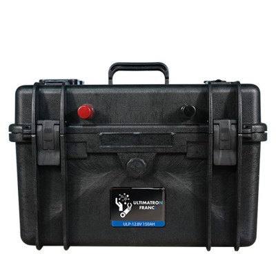 Ultimatron LiFePO4 ULP-12-150 12.8V 150Ah Waterproof BMS Portable Lithium Battery ULULP12150