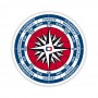 Compass-rose Rose of the Winds sticker 15cm N31812621815