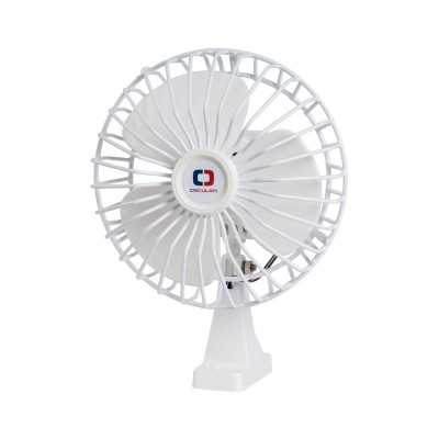 Ventilatore orientabile bianco 12V OSCULATI 25x16cm OS1670712-0%