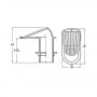 GUIDI Series 2000 bronze thru-hull strainer 3/4 inches OS1755002