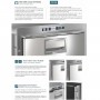 Vitrifrigo IM XT OCX2 Hydro 24L Fabbricatore di ghiaccio 8kg/24h Icemaker Inox VT11010005-35%