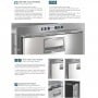 Vitrifrigo IM XT OCX2 Hydro 24L Ice Maker 8kg/24h Stainless Steel Icemaker VT11010005