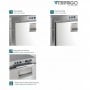 Vitrifrigo IM XT OCX2 Hydro 24L Ice Maker 8kg/24h Stainless Steel Icemaker VT11010005