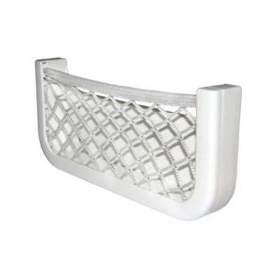 Rete portaoggetti bianca 360x160x30mm con rete elastica OS4843413-18%