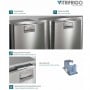 Vitrifrigo IM XT INT OCX2 REFILL 24L Fabbricatore di ghiaccio 8kg/24h Icemaker Inox VT11010027-35%