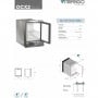 Vitrifrigo IM XT INT OCX2 HYDRO 24L Fabbricatore di ghiaccio 8kg/24h Icemaker Inox VT11010025-35%