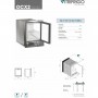 Vitrifrigo IM XT INT OCX2 HYDRO 24L Ice Maker 8kg/24h Stainless Steel Icemaker VT11010025