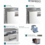 Vitrifrigo IM XR OCX2 REFILL 24L Fabbricatore di ghiaccio 8kg/24h Icemaker Inox VT11010003-35%