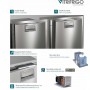 Vitrifrigo IM XR INT OCX2 REFILL 24L Fabbricatore di ghiaccio 8kg/24h Icemaker Inox VT11010051-35%