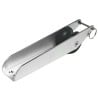 Satin-finish StainleStainless Steel Steel Bow roller L.280x55mm Hard rubber Pulley OS0111883