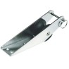 Satin-finish StainleStainless Steel Steel Bow roller L.2315x51mm Hard rubber Pulley OS0111891