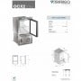 Vitrifrigo IM CL OCX2 HYDRO 24L Fabbricatore di ghiaccio Icemaker 8kg/24h VT11000005-35%