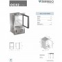 Vitrifrigo IM CL OCX2 HYDRO 24L Stainless Steel Icemaker 8kg/24h VT11000005